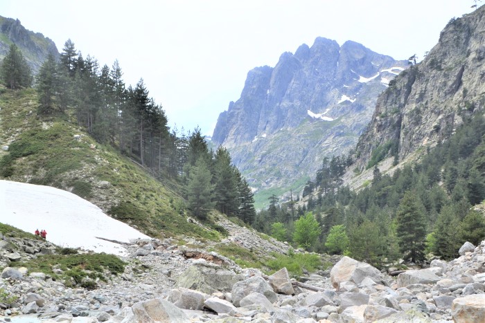 Les gorges de la Restonica.